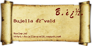 Bujella Évald névjegykártya